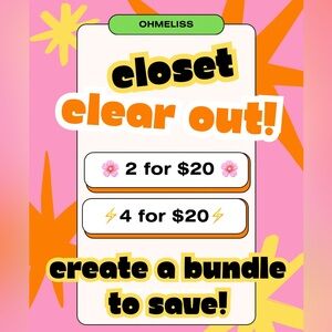 Closet Clear Out Bundle Offer